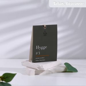 Аромасаше Hygge ароматическое, 8×10 см, табак и бергамот, 16 г (цены, отзывы, описание)