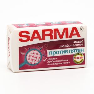 Мыло хозяйственное Sarma «Против пятен», 140 г (цены, отзывы, описание)