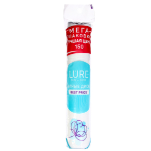 Ватные диски Lure 150 шт. (цены, отзывы, описание)