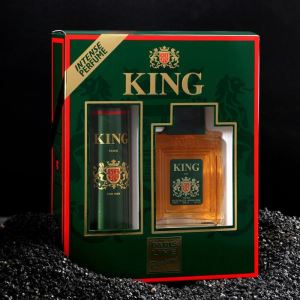 Подарочный набор косметики для мужчин: Туалетная вода King + дезодорант (цены, отзывы, описание)