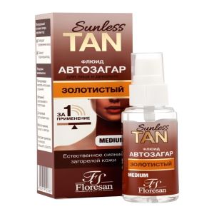 Автозагар флюид для лица Sunless Tan, золотистый, 50 мл (цены, отзывы, описание)