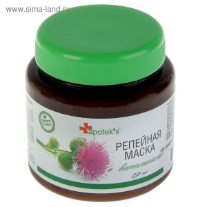 Маска для волос Apotek`s репейная, с витаминами, 250 мл (цены, отзывы, описание)