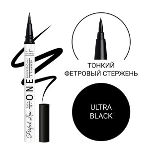 Подводка-фломастер для глаз Jean Mishel, чёрная, 1.1 г (цены, отзывы, описание)